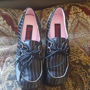 Demonia Charade-12 platform loafers